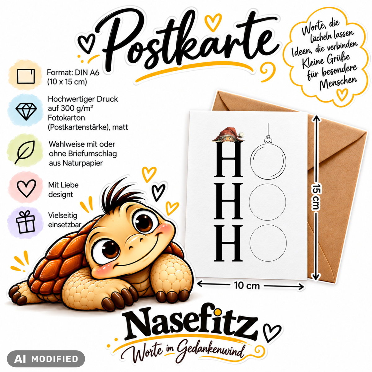 Nasefitz Postkarten Informationen in deutsch