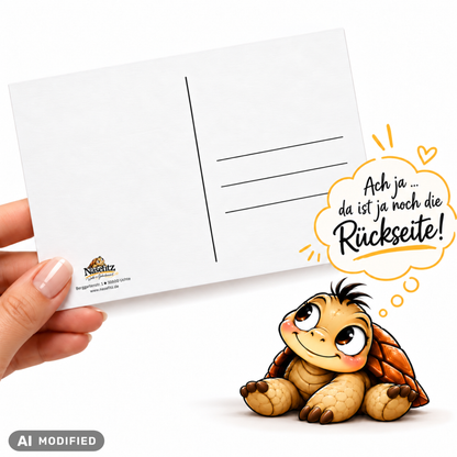Nasefitz Postkarte Rückseite